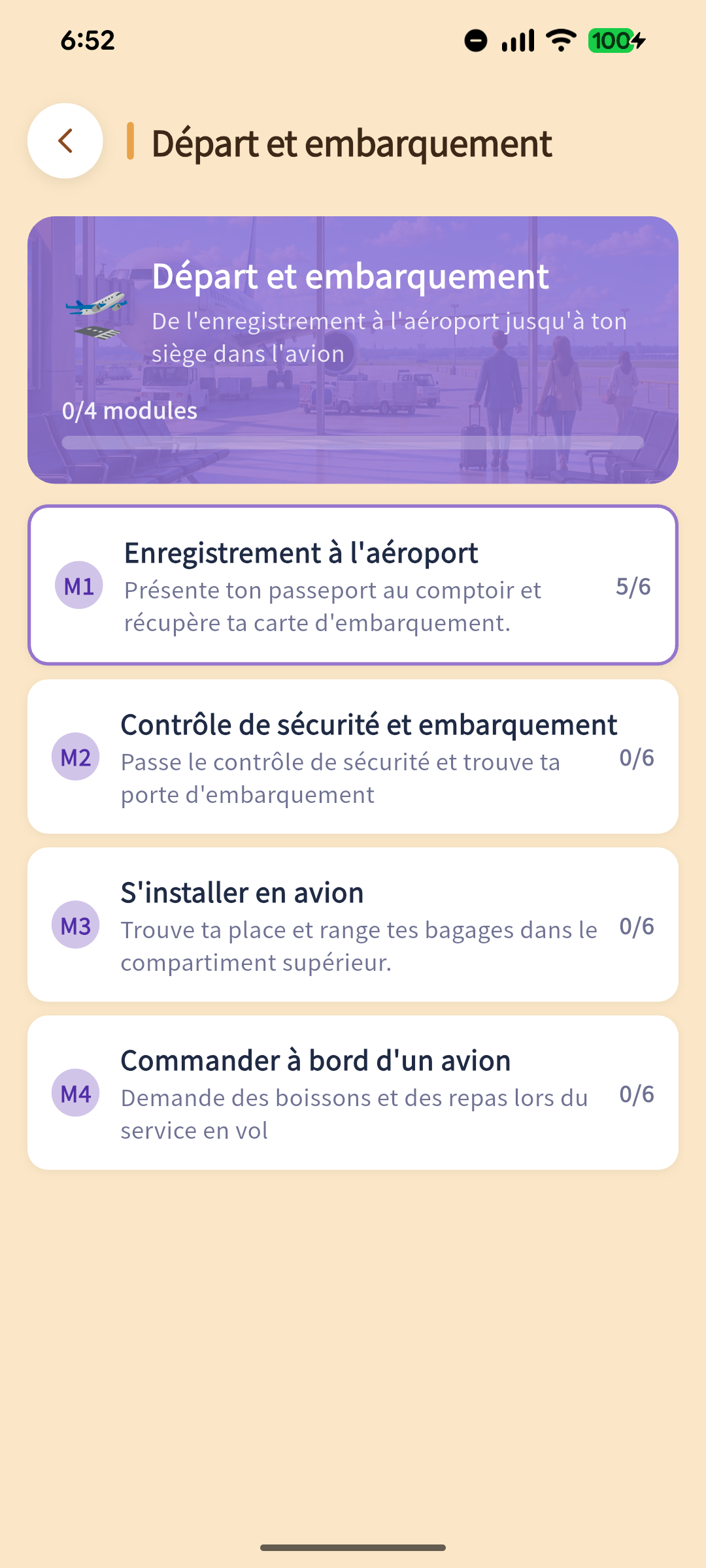 Écran de l'application 3