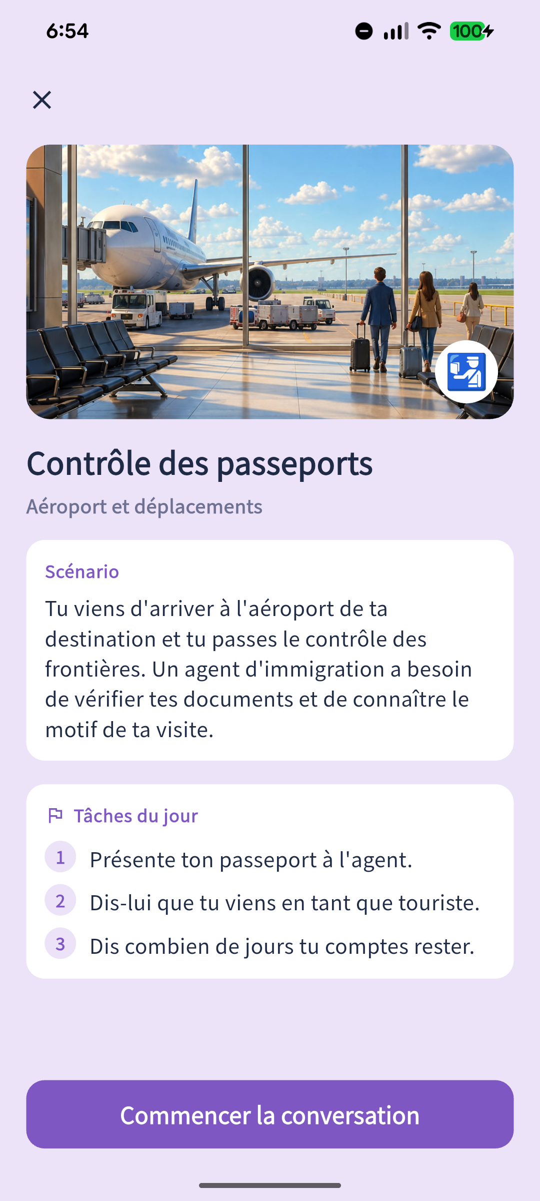 Écran de l'application 5