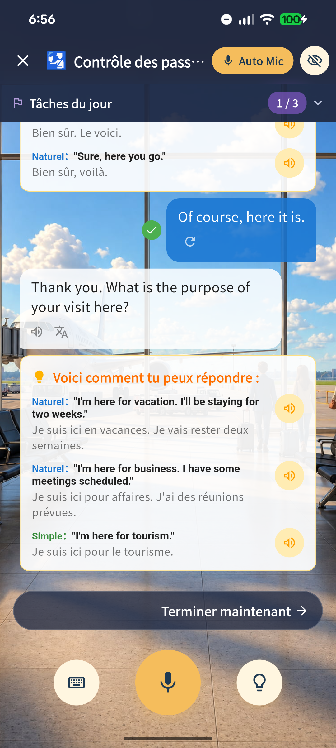 Écran de l'application 6