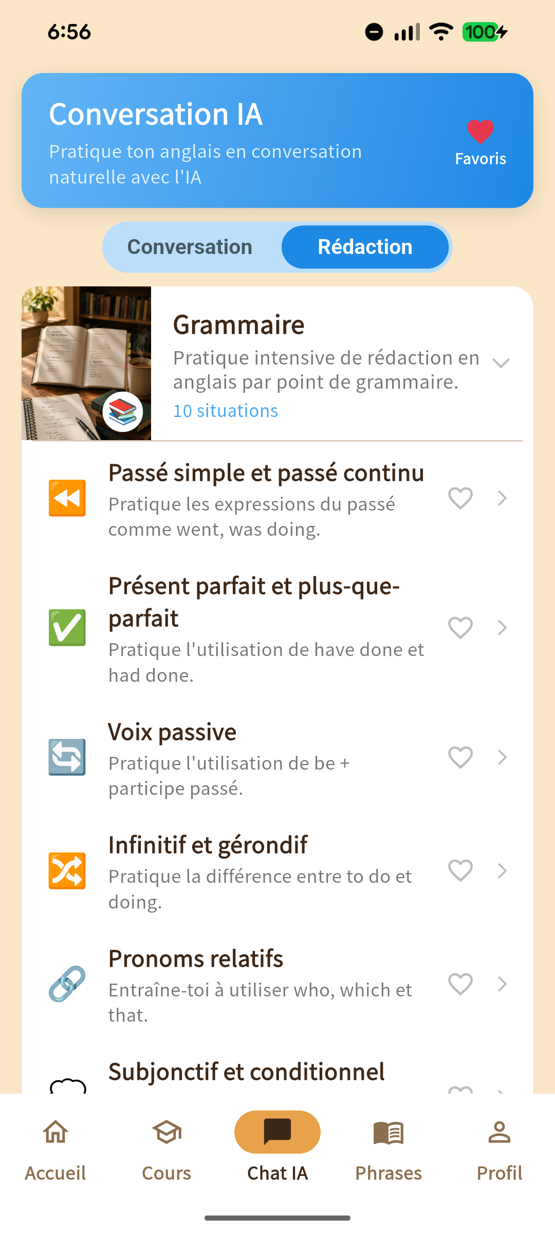 Écran de l'application 8