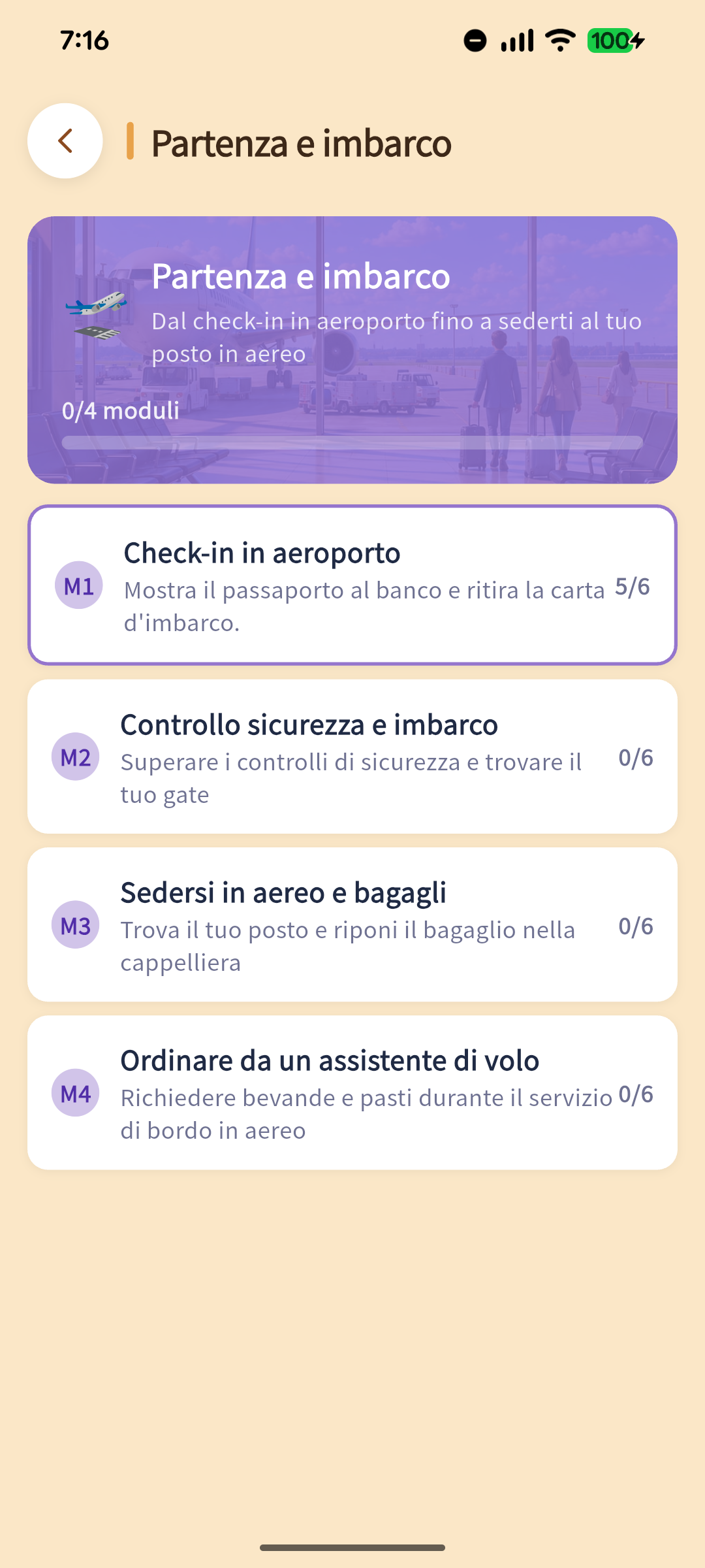 Schermata app 3