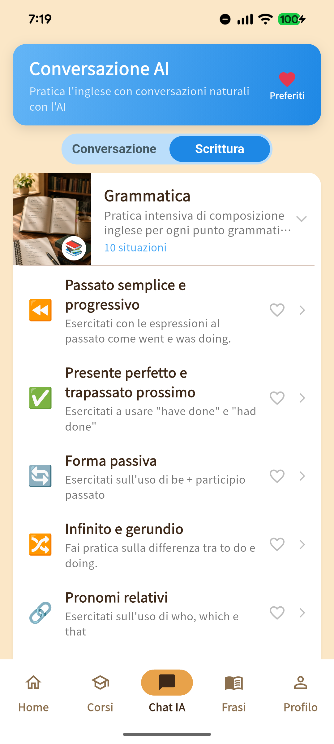 Schermata app 8