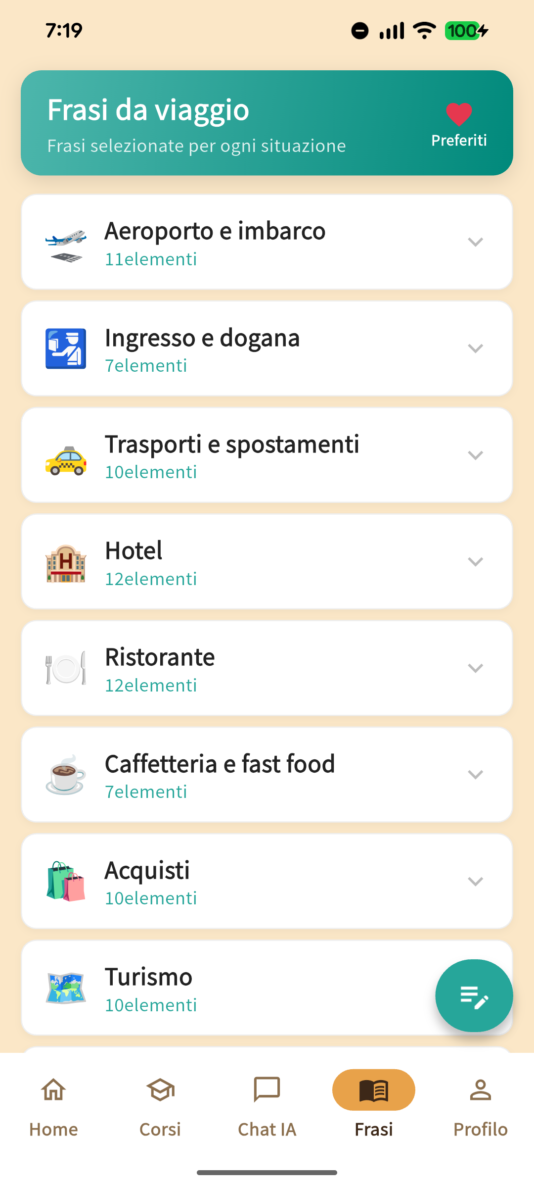 Schermata app 9