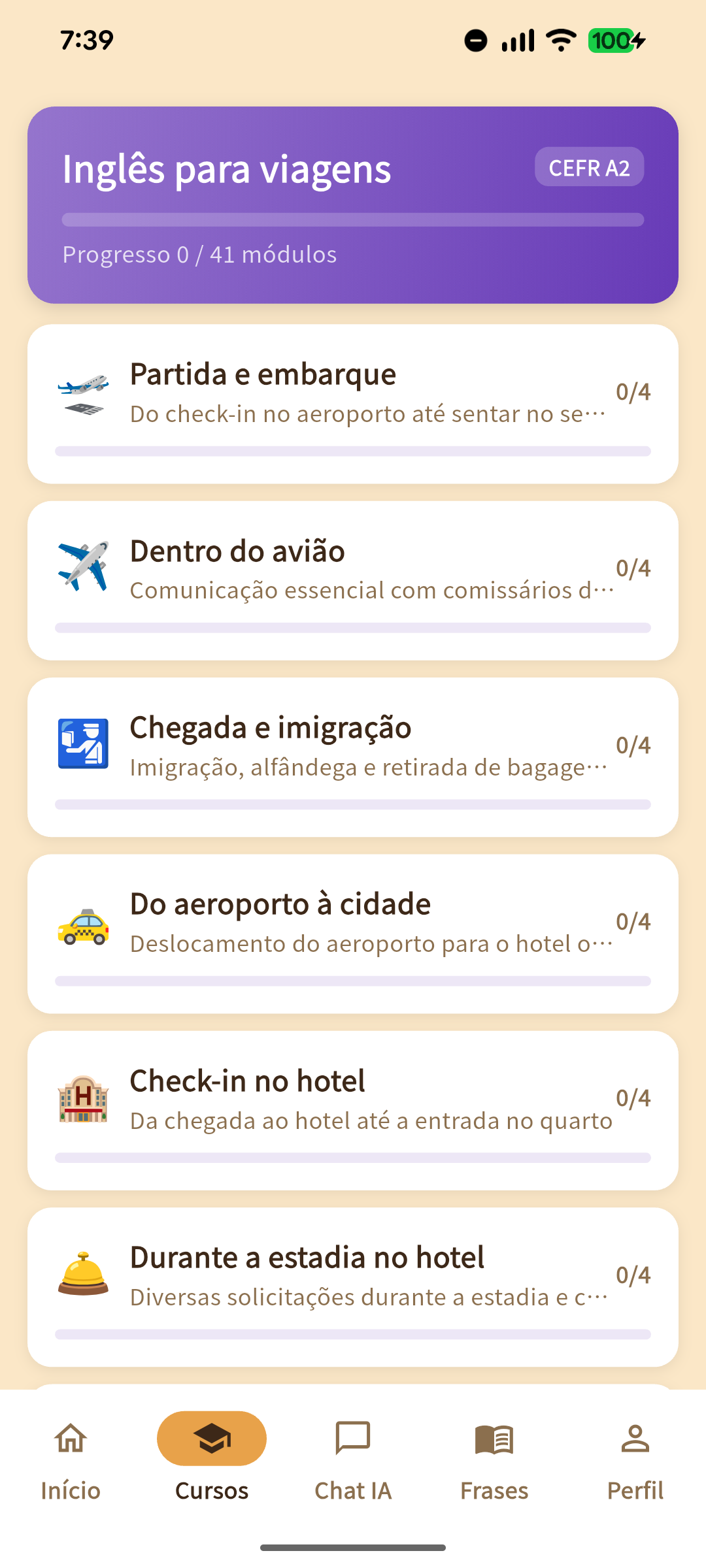Tela do app 2