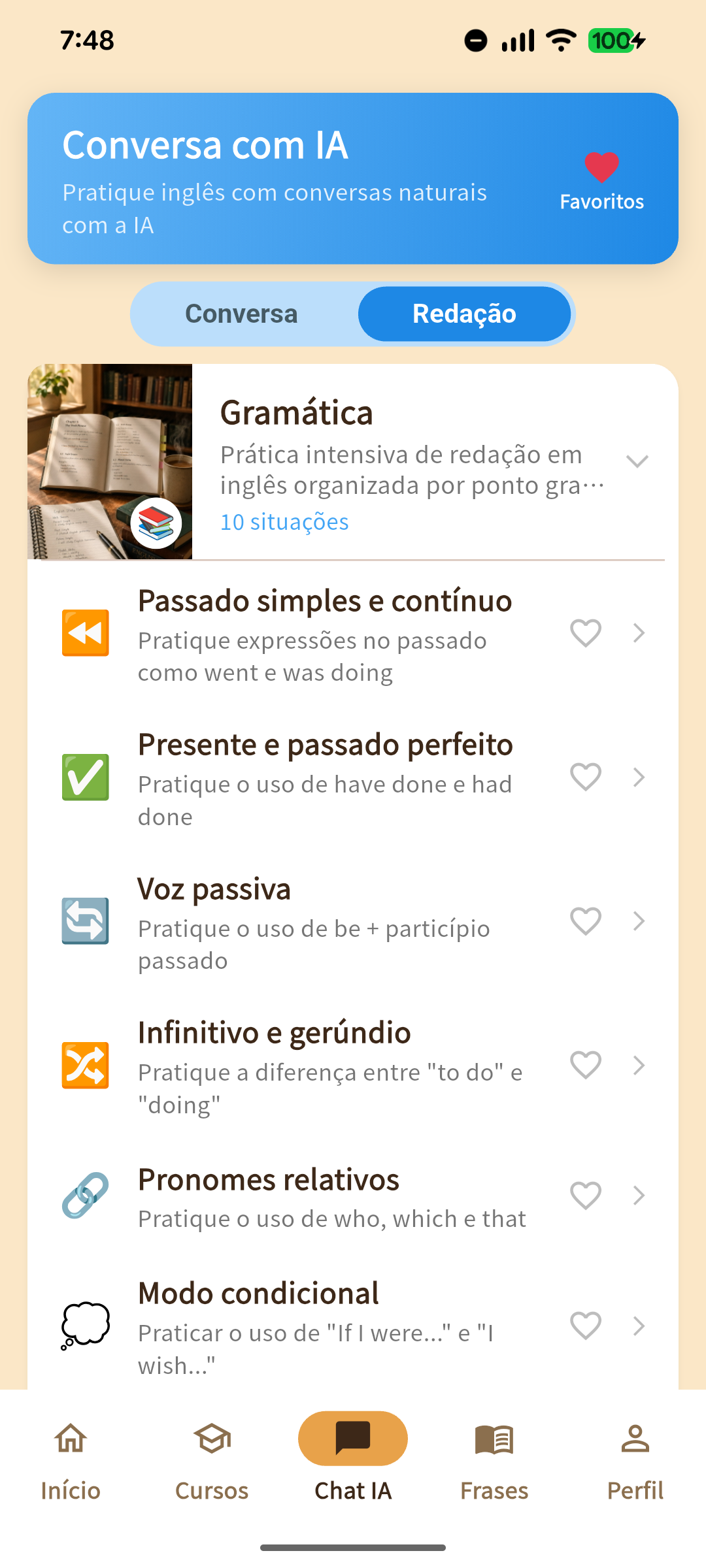 Tela do app 8