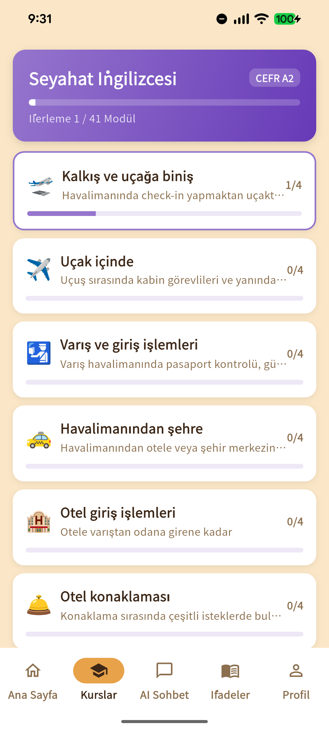 Uygulama ekranı 2