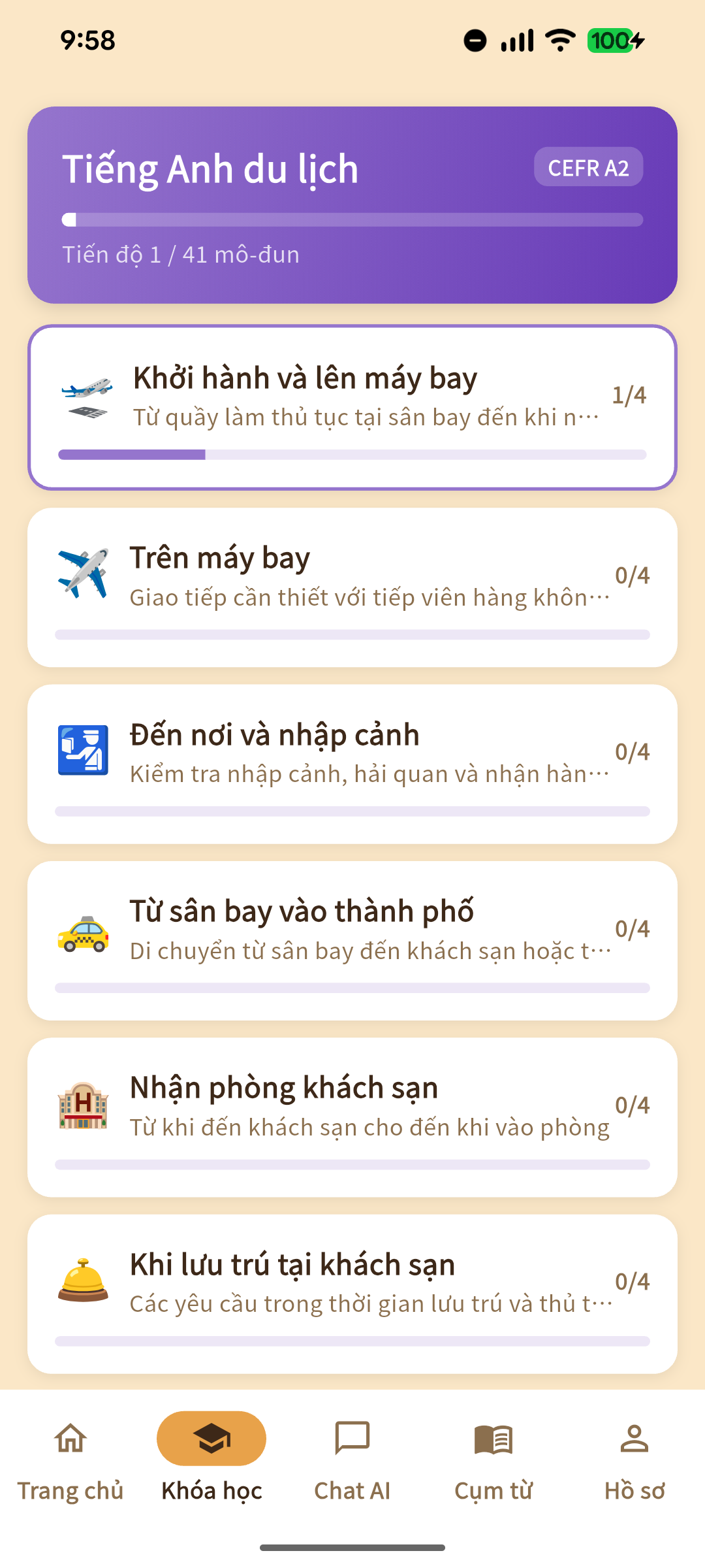 Màn hình ứng dụng 2